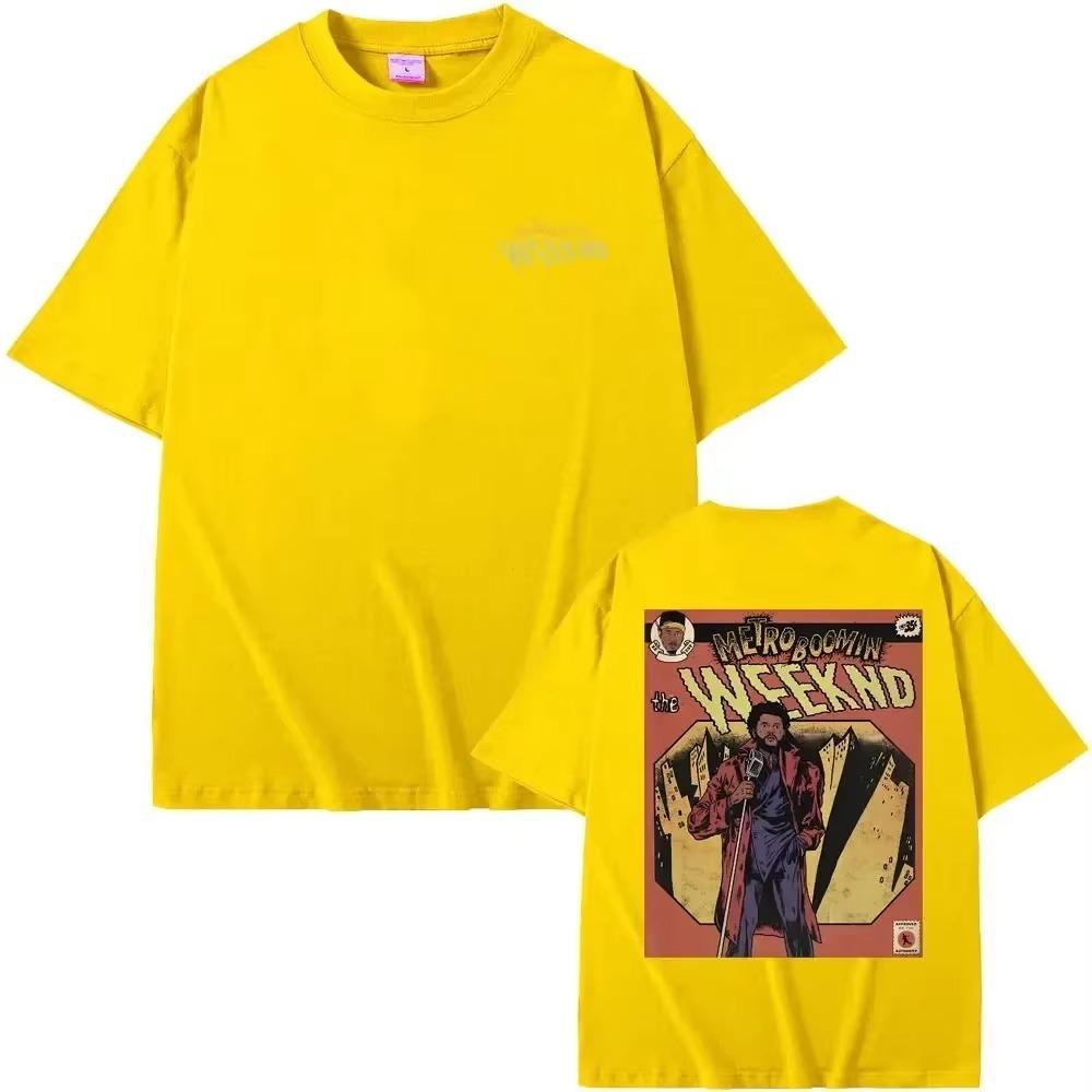 Rapper Metro Boomin The Weeknd Graphics T-shirt Men Women Hip Hop Oversized Short Sleeve Tshirt Men's Fashion Casual Streetwear
