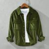 Men's Autumn/Winter Corduroy Long-Sleeve Casual Shirt Jacket