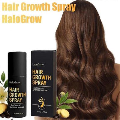 Halo Grow Haarwuchsspray Aktiviert Haarfollikel Verbessert Dünner werdendes Haar Spendet Feuchtigkeit und nährt Verdickt und glättet das Haar