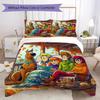 Halloween fantasy comedy adventure cartoon movie Scooby-Doo provides comfortable bedding covers and pillowcases for home use (without core) K12