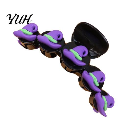 Wizard Hat Hair Clips Halloween Claw Clip for Women Girls, Cute Witch Hat/Pumpkin/Ghost Plastic Clips, Non-Slip Decorative Headwear Party Daily
