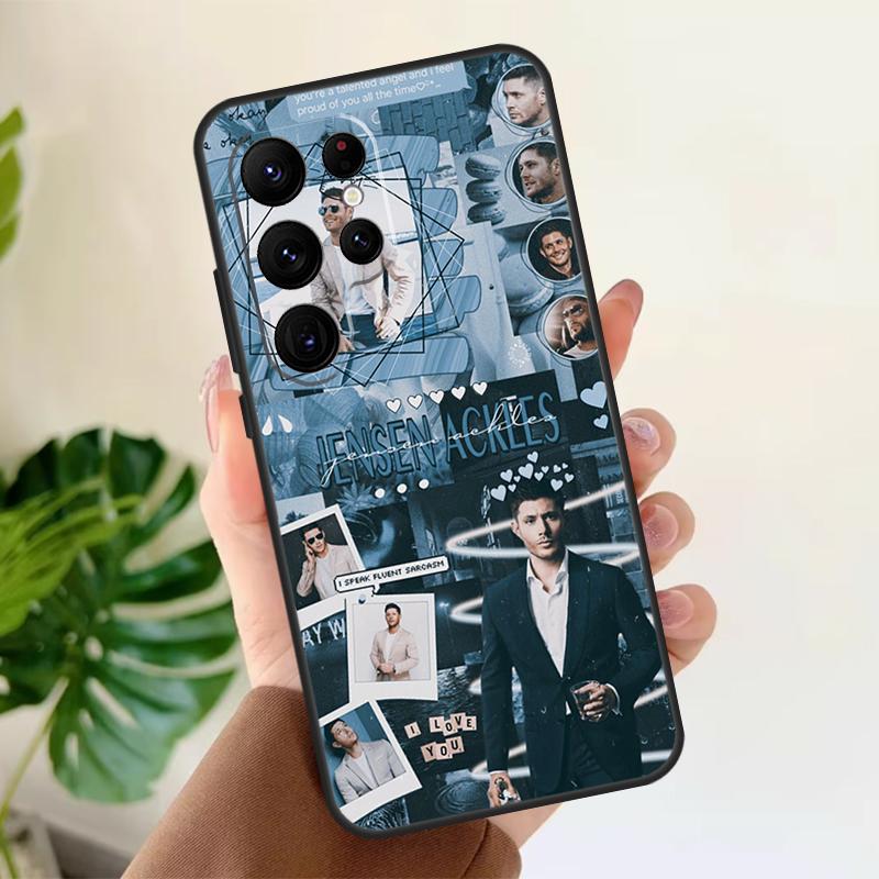 Supernatural Jensen Ackles Soft Case For Samsung Galaxy S25 S24 S23 S22 S21 Ultra S9 S10 Plus S23 FE S24 FE Phone Cover Galaxy S20 FE
