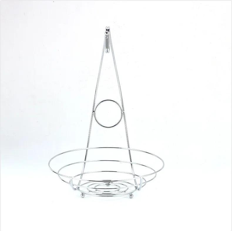 New Metal Fruit Basket Banana Rack Fruit Rack Storage Basket Table Kitchen Dining Decoration Suitable Home Kitchen Supplies