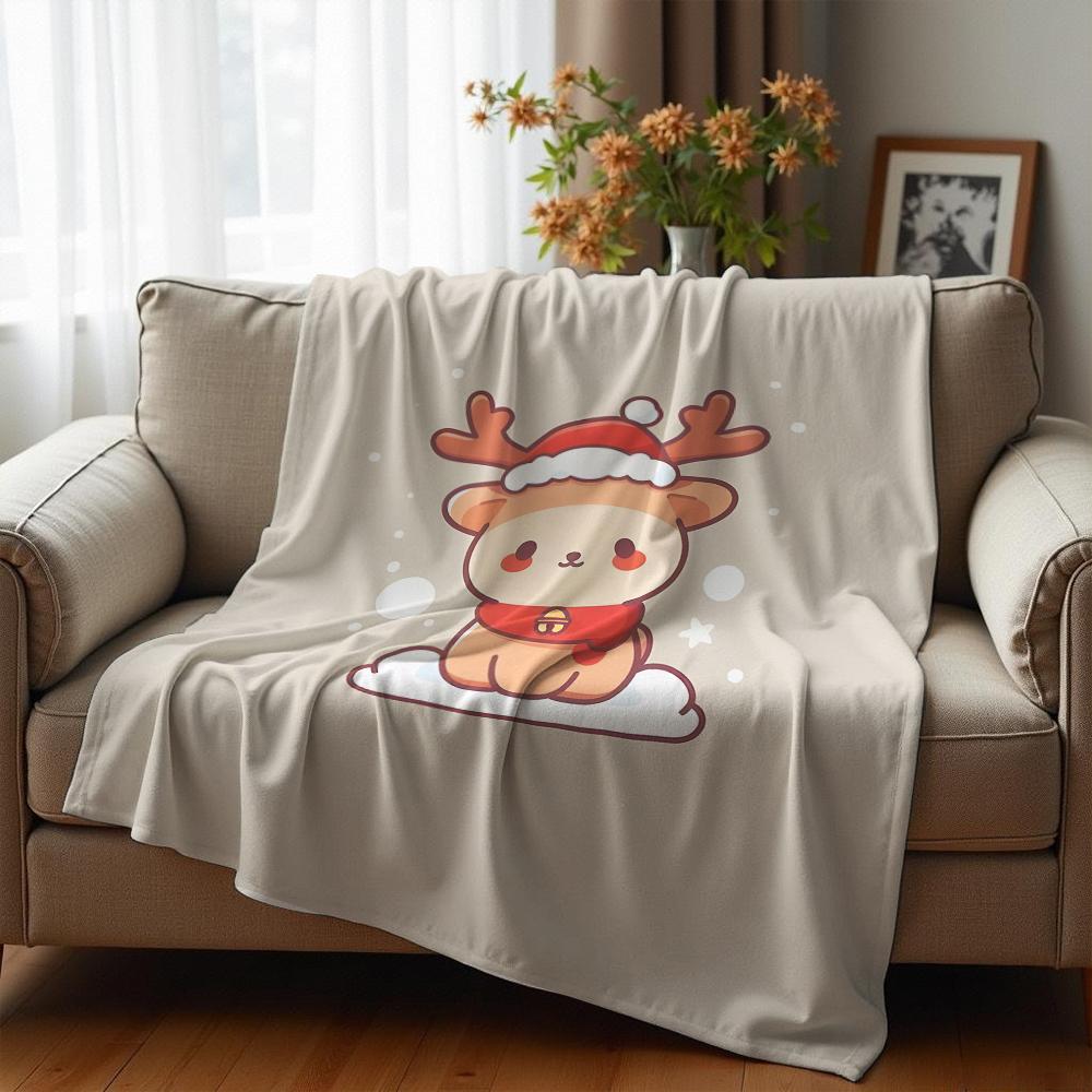 Pastel Jack O Lantern Web Cartoon Anime Print Flannel Blanket Soft Warm Throw for Kids Bedroom Sofa Christmas Office Car