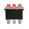 KCD3 34*40 Big Rocker Switches With Red Light Three-Way Switch 9 Pin 2 Position Multi-knife Single-throw 16A/30A 250V