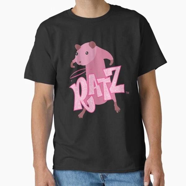 Glittery Ratz Pink Meme Classic Tshirt Made In Usaaus Tshirt S2xl S