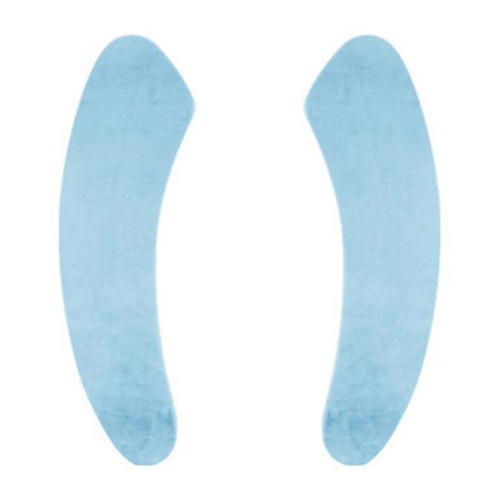 1 пара самоклеящихся моющихся многоразовых мягких тонких нескользящих защитных накладок на сиденье унитаза, для удлиненных, круглых, квадратных сидений, летние охлаждающие прокладки синий