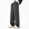 Fingercroxxit Men's Fleece-Lined Straight Leg Casual Pants