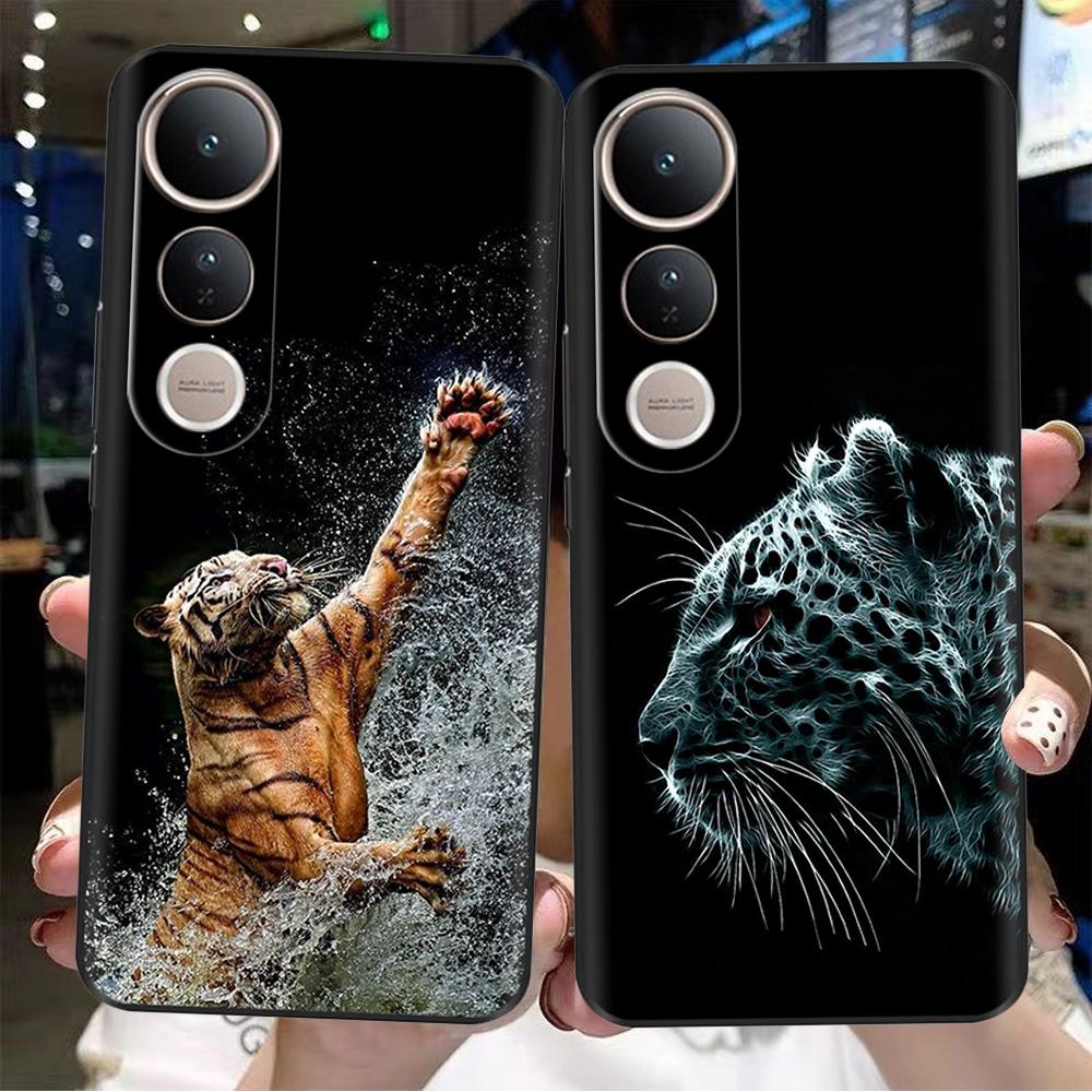 Fundas For Vivo V50 Lite 5G Popular Flowers Cartoon Soft Silicone Phone Back Cover For Vivo V50 V50 Lite 5G 4G Shell Casing Capa