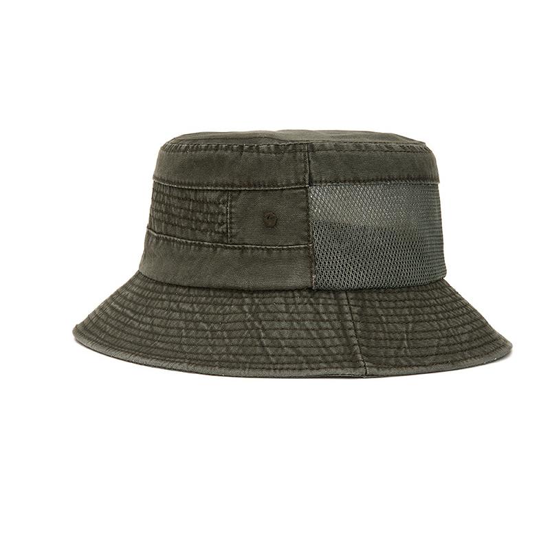 Fischerhut Herren Sommer Netz Atmungsaktiv Eimerhut Retro Outdoor Sonnenschutzhut