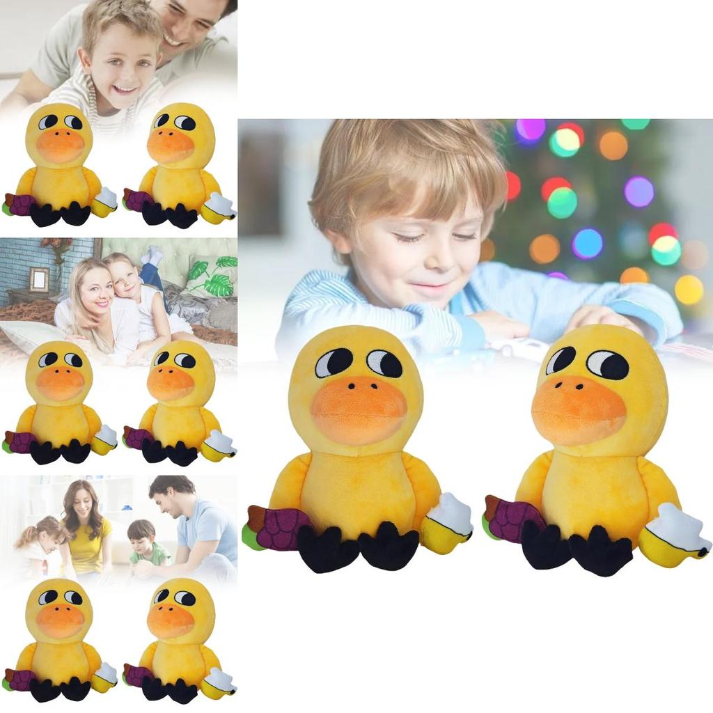 Adorable Duck Plushie Cute Yellow Duck Stuffed Animal Soft Pp Cotton Toy