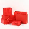 Elegant Magnetic Closure Foldable Gift Box with Bow - High-End Festival Packaging