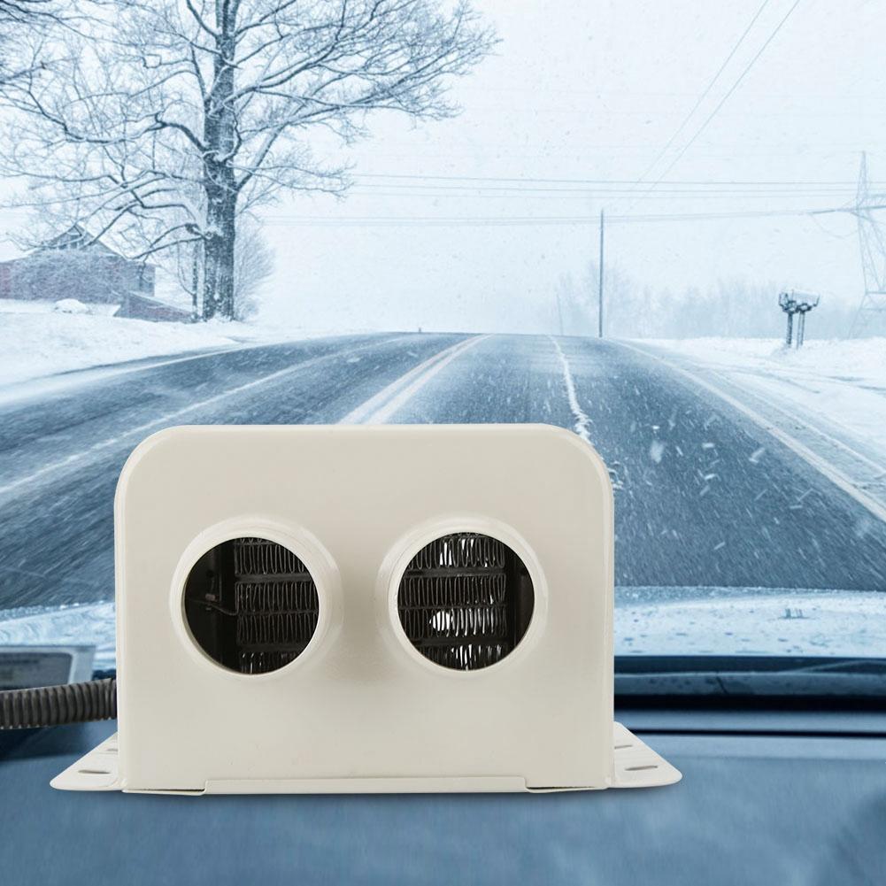 600W 2 Loch Elektroheizung Winterheizung Wärmer Fensterenteiser Entfeuchter für Zuhause Auto 24V