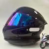 Unisex Carbon Fiber Full Face Motorcycle Helmet Four Seasons Riding Face Shield Included Men Women Cruising Helmet