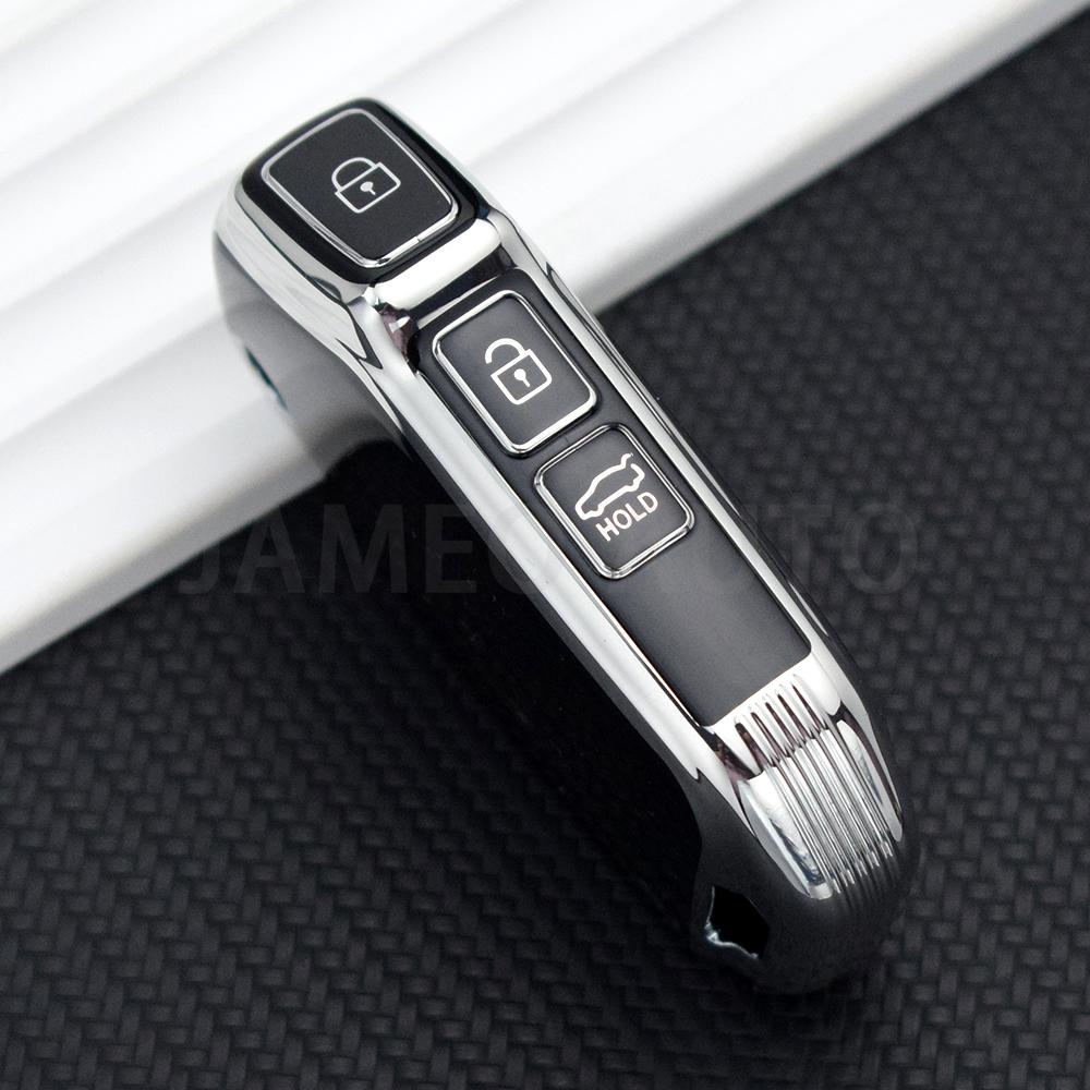 Tpu Car Key Case Cover For Kia K3/5 Cerato Seltos Sportage Kx5 Niro Forte Optima Soul Telluride Ceed Sorento Key Chain Protector