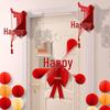 Wedding Xi Character Lantern Door & Wall Hanging for Bride & Groom's Room