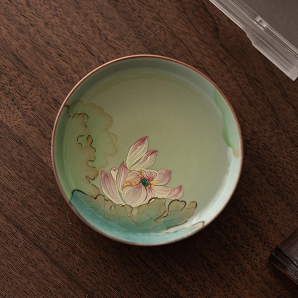 Ceramic Tea Bowl Elegant Handcrafted Ceramic Teacup Novelty Accompanying Present