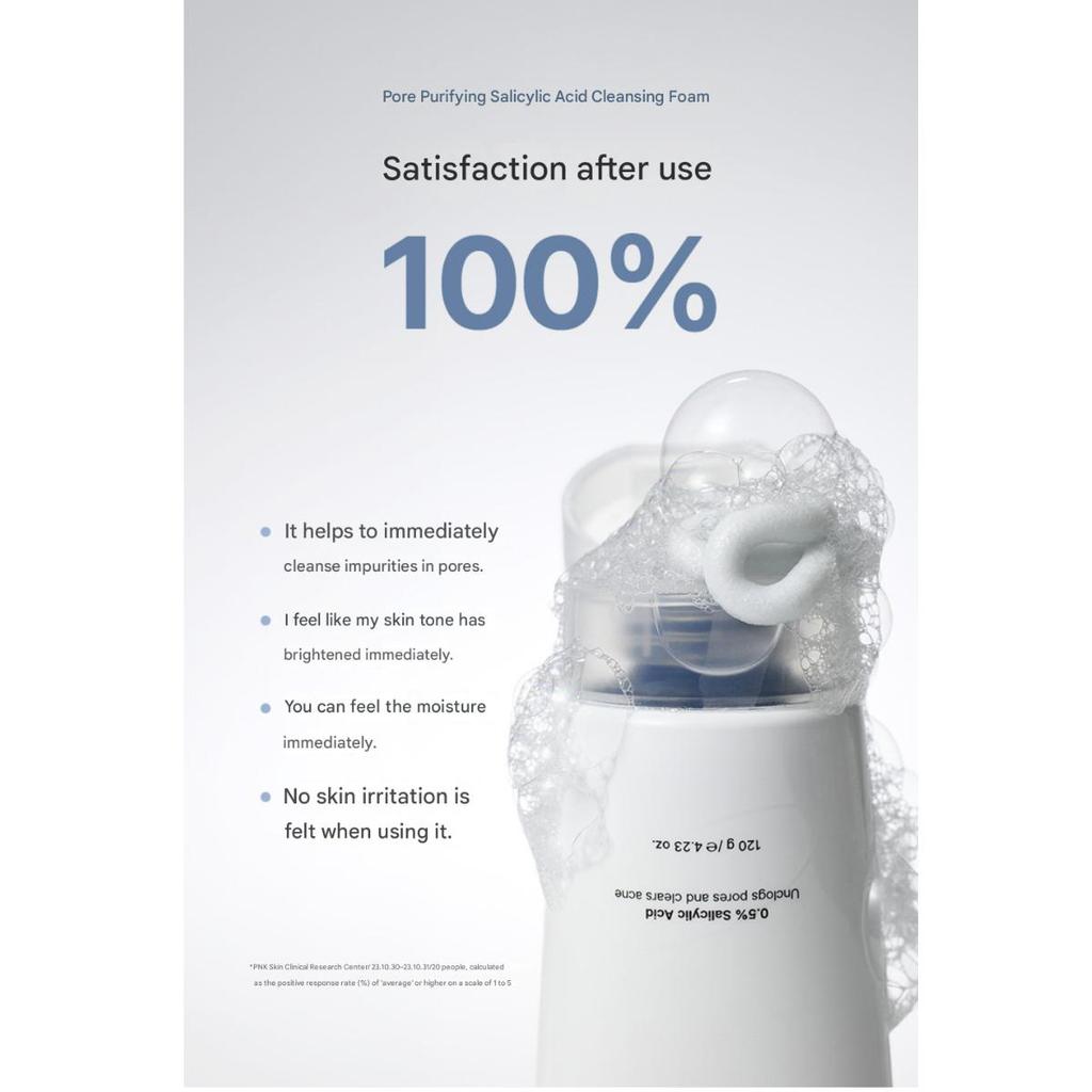 jumiso Pore Purifying Salicylic Acid Foaming Cleanser 120ml