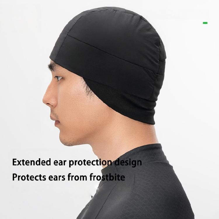 Leichte winddichte Radkappe Winter atmungsaktive warme Mütze Helminnenkappe Gehörschutz Unisex Mütze einfach zu bedienen