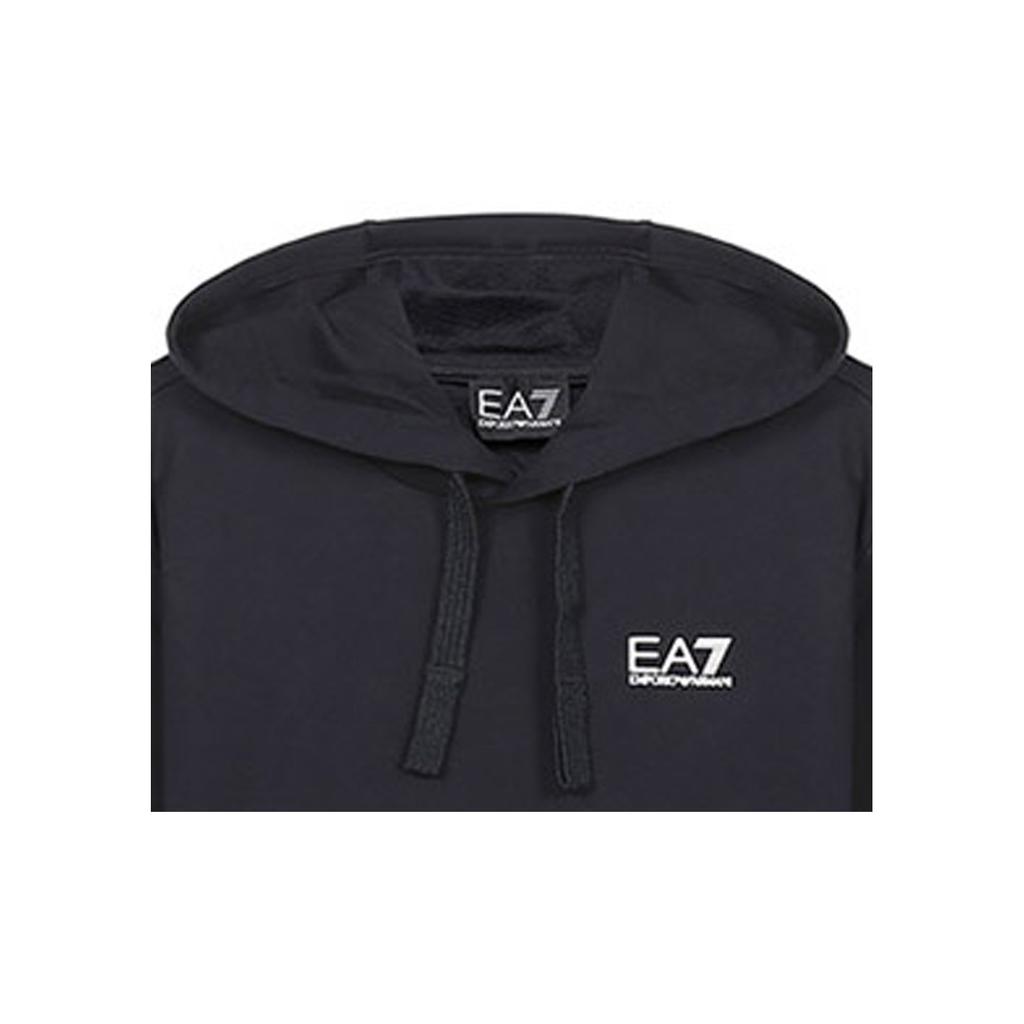 Emporio Armani EA7 Letter Decorated Pocket Hoodie Men hoodies Navy-Blue 8NPM04-PJ05Z-1578