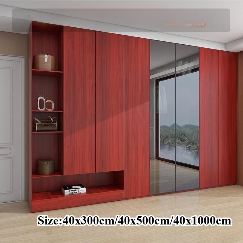 Wood Grain Background Wallpaper Bedroom Living Room Furniture PVC Waterproof Wall Sticker Self-adhesive Home Decor Wallpaper