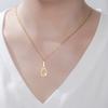 Sport Tennis Racket Pendant Women's Necklaces 2026 Stainless Steel Trendy Jewelry Gold Color Tennis Ball Necklaces Birthday Gift