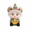 Cute Lion Dance Sheep Figurine Chinese Style Resin Ornament Wealth Zodiac Sheep Statue  New Year