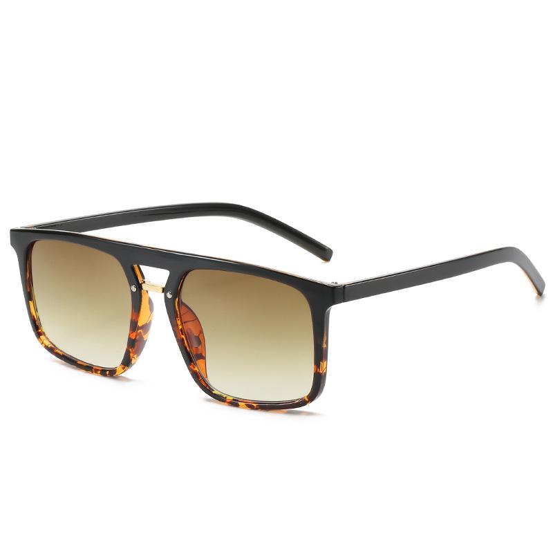 JYL TS Sunglasses Large Square Unisex UV/2171 B-6920 бобровый