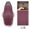 XINRAN Moda Damska Kolor Ombre Niewidoczny Długi Doczepiany Włos Syntetyczny Włókno Długie Falowane Ombre Cosplay Codzienne Noszenie Bez Klipsów Przedłużanie Włosów