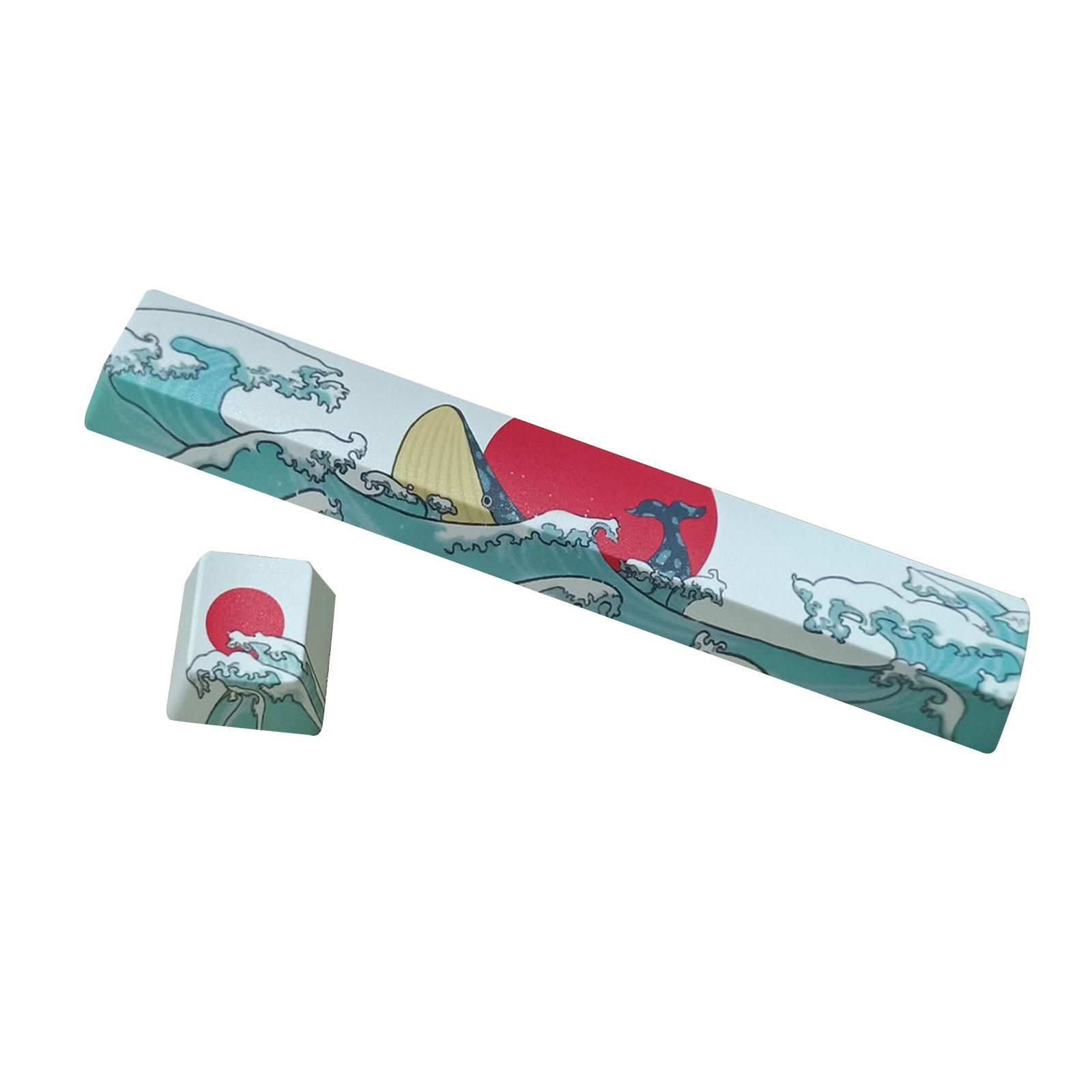 

Прочные колпачки для клавиш PBT SpaceBar ESC, набор колпачков для клавиш Coral Sea Theme OEM/Original Profile для механических клавиатур A