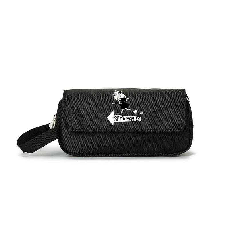 Spy x Family Anya Anime Student Pencil Case Black Pencil Case