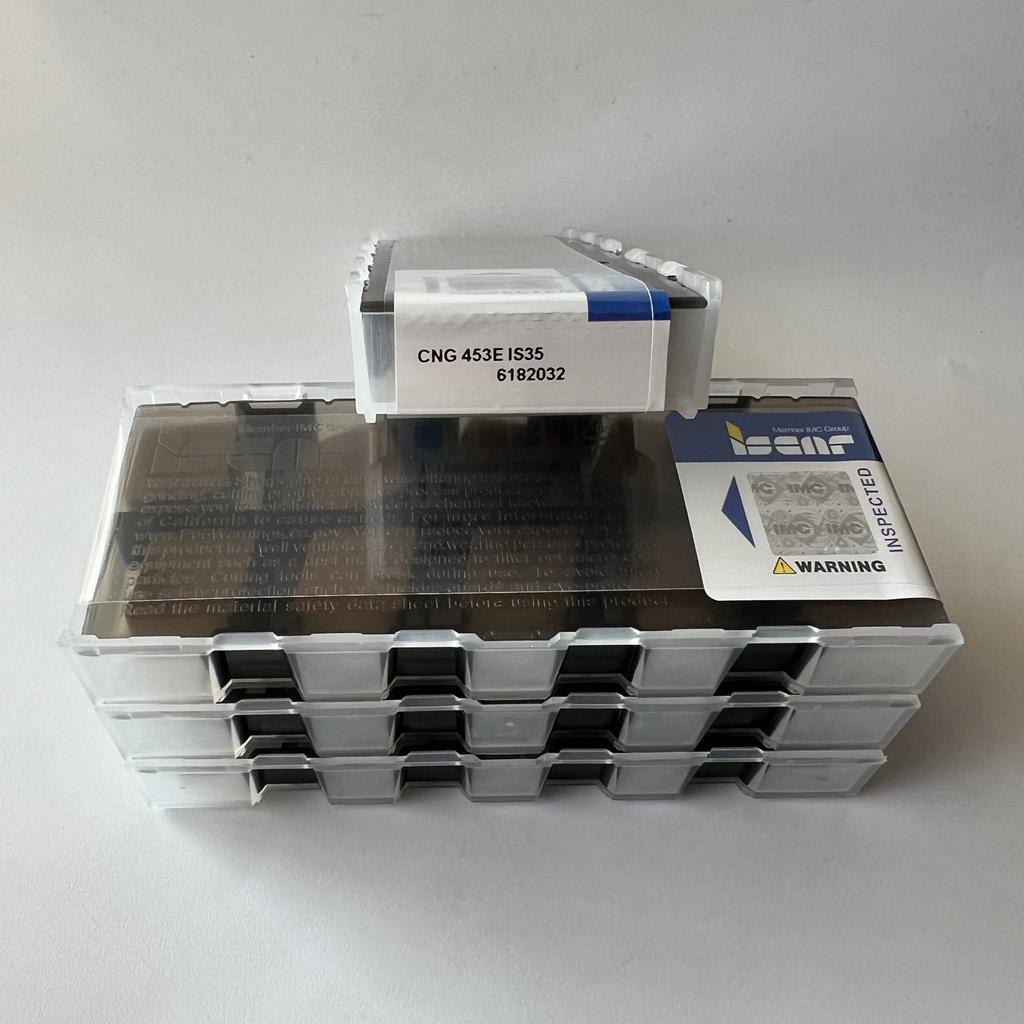 ISCAR / CNGN120712E IS35 / Industrial indexable carbide inserts 10 Pcs