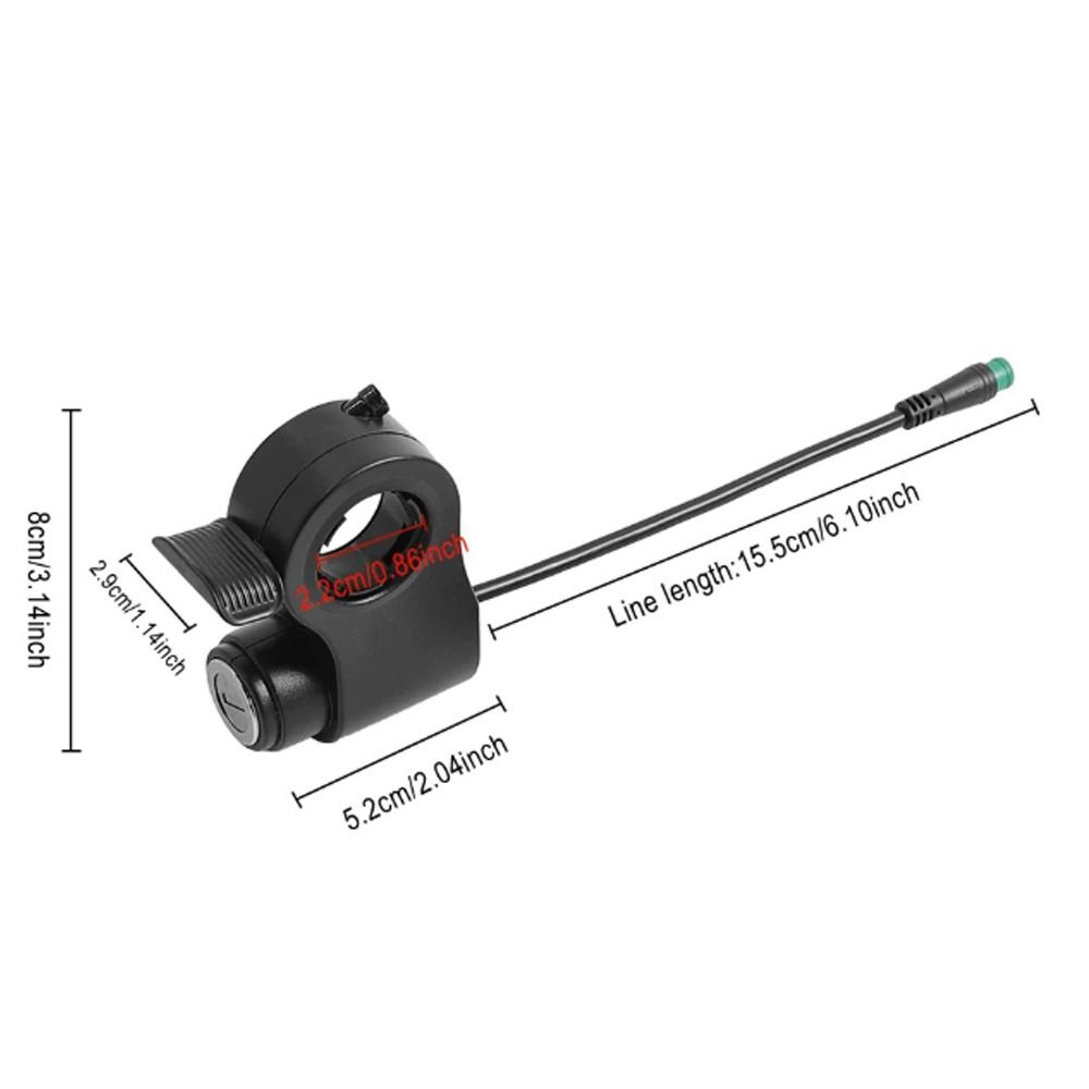 2 Key Key Switch With Lock Key 5pin Finger Trigger Universal Ignition Barrel Electric Scooter