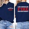 Maglietta Grafica Vintage 9-1-1 TV Show Dipartimento dei Vigili del Fuoco di Los Angeles Uomo Cotone Manica Corta Streetwear Casual