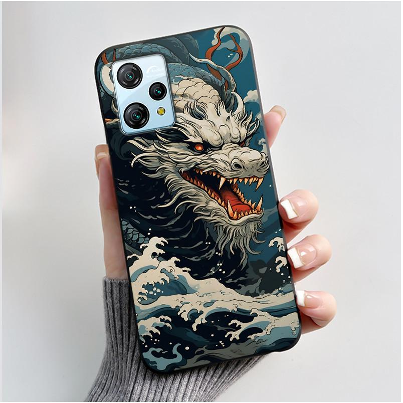 For Blackview A53 Case Blackview A53 Pro Back Cover Luxury Cute Love Rabbit Funny Black TPU Soft Silicone Protective Phone Case