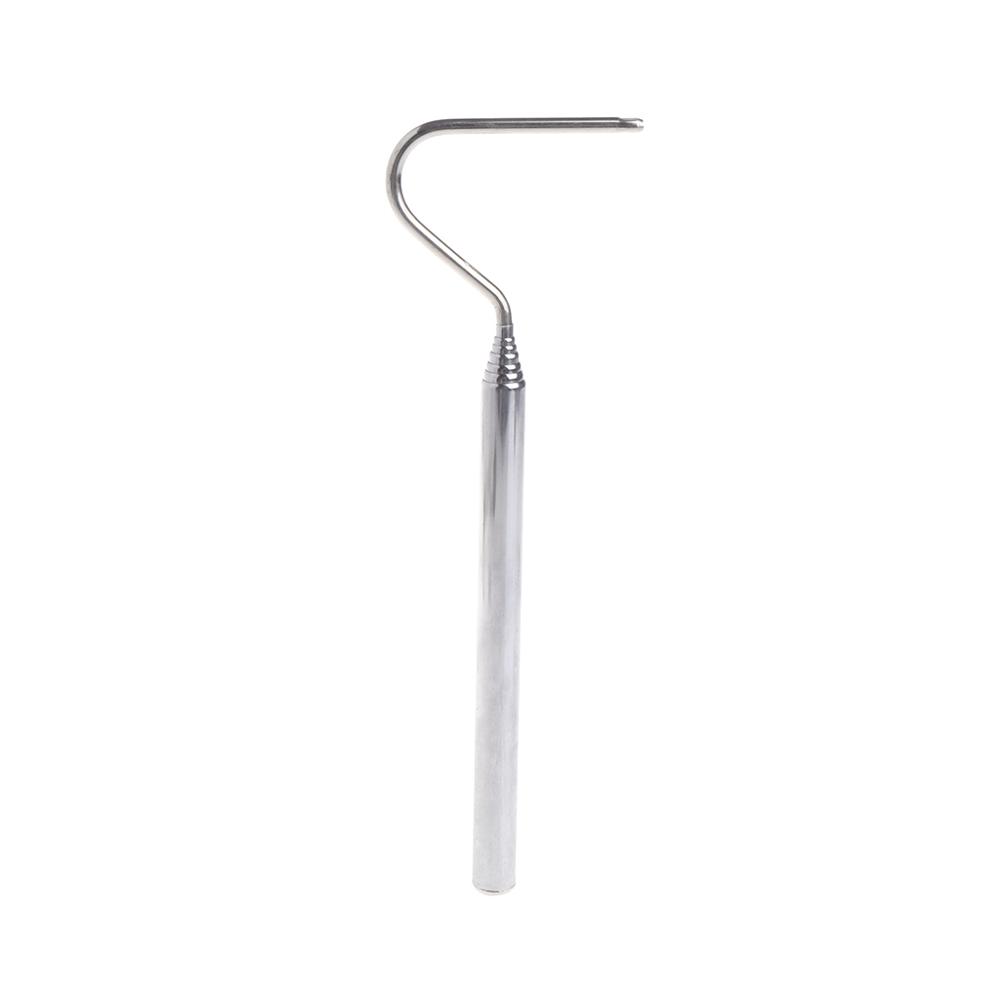 

Snake Hook Stainless Steel Black Adjustable Long Handle Catching Tools Trap Tong Reptiles Stainless Steel Hook Accessories Feasi