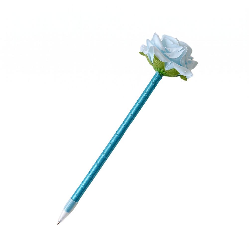 Writing Smoothly Neutral Gel Pens Fake Rose Signature Pen Artificial Flowers Ballpoint Pen  Ladies