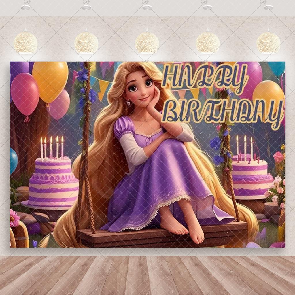 BEPAN Fundal Tematic Magic Rapunzel Personalizabil Decorațiuni și Accesorii Petrecere de Ziua de Naștere Fetiță Fundal Baby Shower Poster Cameră