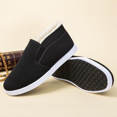 Cloth Shoes High-top Winter Men's Shoes Piled and Thickened Medium Cotton Shoes Non-slip and Wear-resistant Warm Labor Insurance Shoes