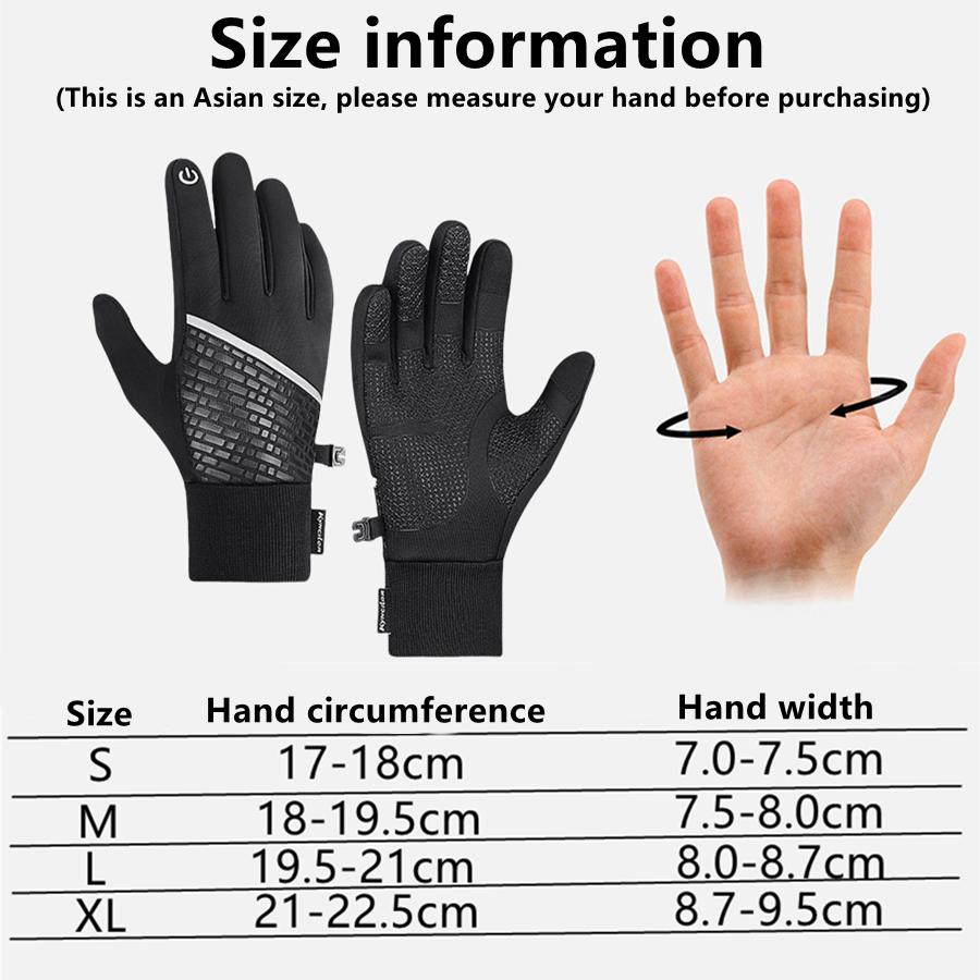 Winter Gloves for Men Women Warm Tactical Gloves Touchscreen Waterproof Hiking Skiing Fishing Cycling Snowboard Non-slip Gloves