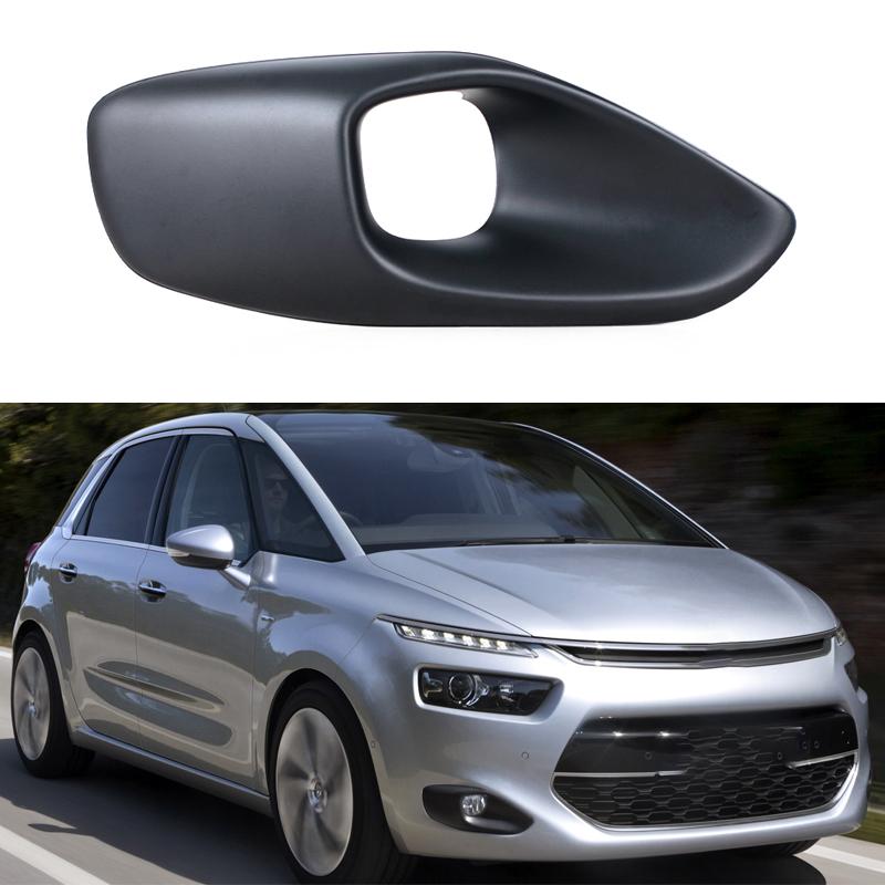 

9800978280 9800978180 9801674480 Front Bumper Fog Light Frame Cover Grille Car Accessories For Citroen C4 Picasso 2013-2016 5 Seat - Right