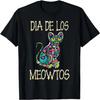 Dia De Los Meowtos Tee Cat Muertos Day of the Dead Cat T-Shirt