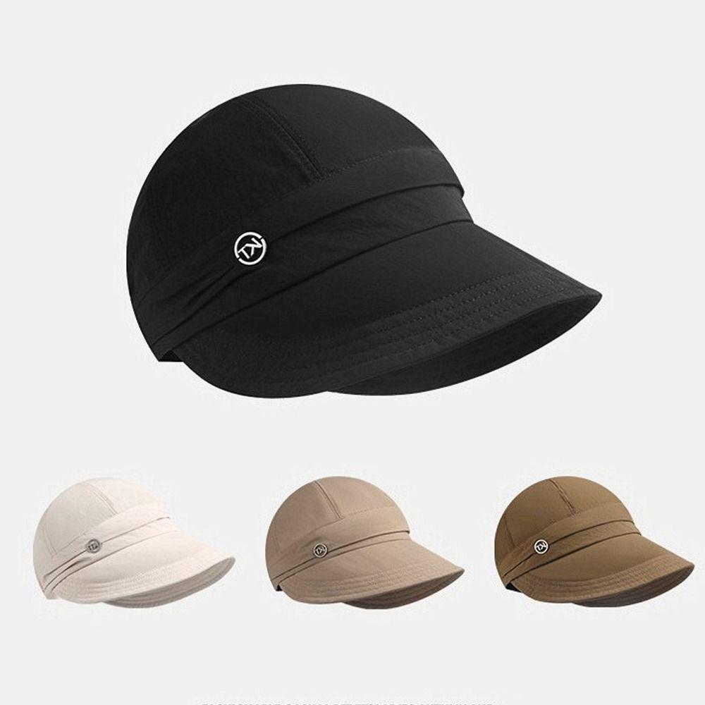 Anti-UV Baseball Caps Big Brim Visor Cap Casual Sunshade Hat  Women Men