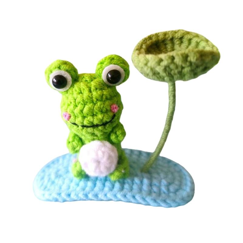 Artistic 3D Hand Crochet Baby Hair Accessory Soft Knitting Hairpin Lightweight Vibrant Color Headwear for Infants