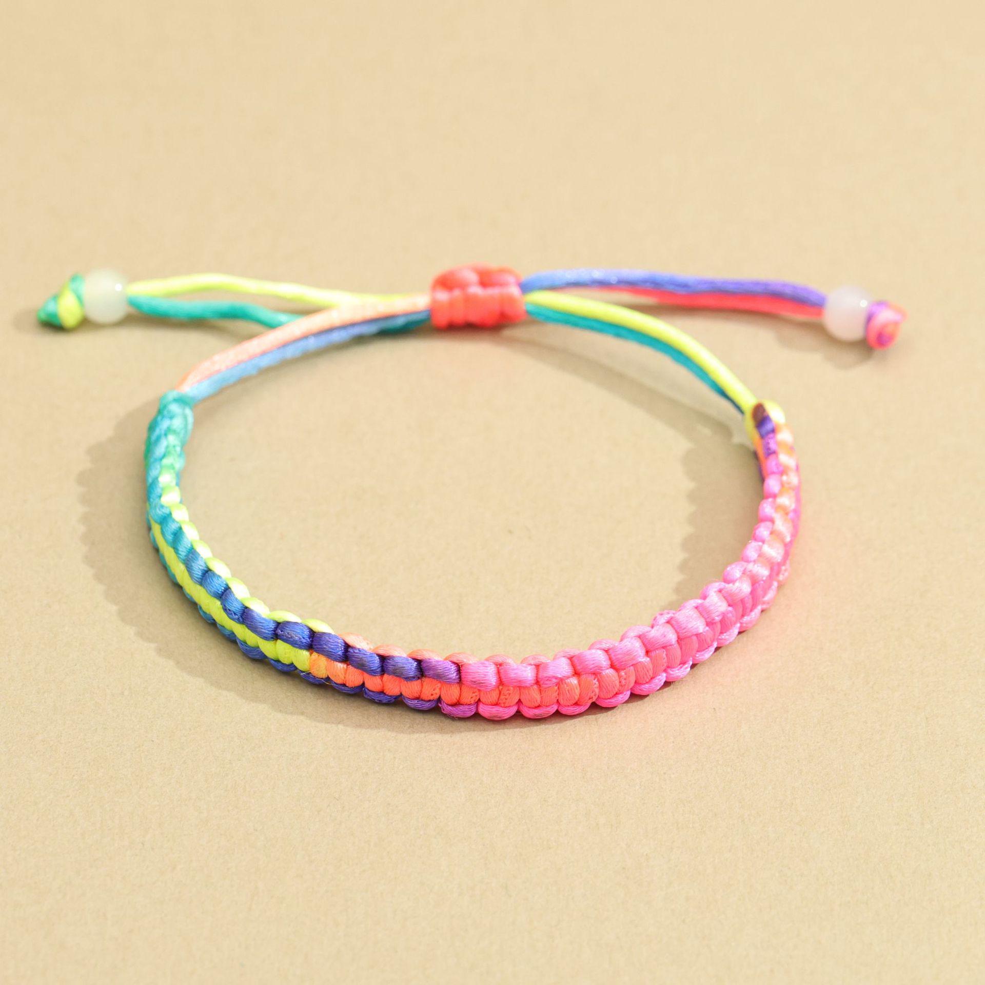Tibetan Vajra Knot Red Rope Bracelet: Hand-Woven Zodiac Charm for Children, Couples, Boys & Girls