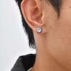 Non Piercing Magnetic Ear Studs Clips Round Zircon Metal Small Clip on Earrings for Men Fashion Punk Jewelry Gifts