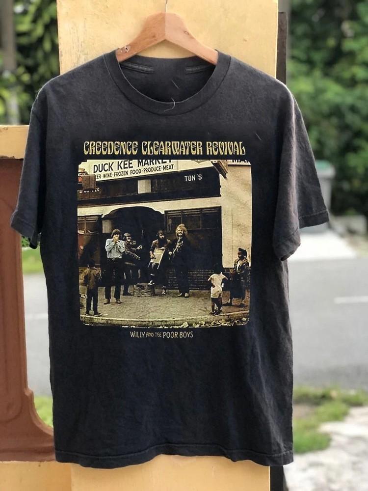 90s Remake Creedence Clearwater Revival Willy And The Poor Boys T Shirt NH26819 Unisex T-Shirt M