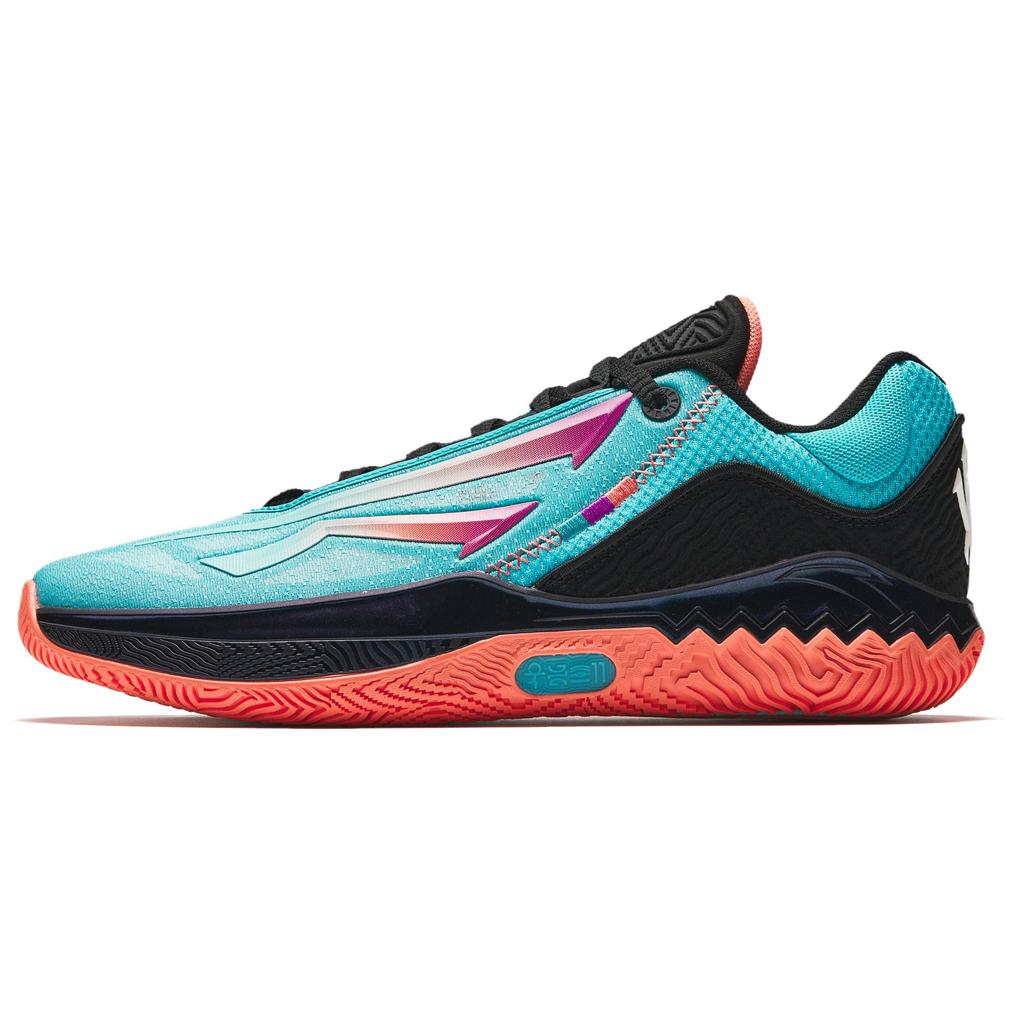 Anta KAI SPEED 2 Cushioning Slip Resistant Abrasion Resistant Low Top Basketball Shoes Men's Blue Black 912541114S-2