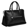 Coach Georgia 35 Gold Logo Zipper Closure Patent Leather Shoulder Crossbody Tote Bag Large Women handbags Black CV942-SVBK