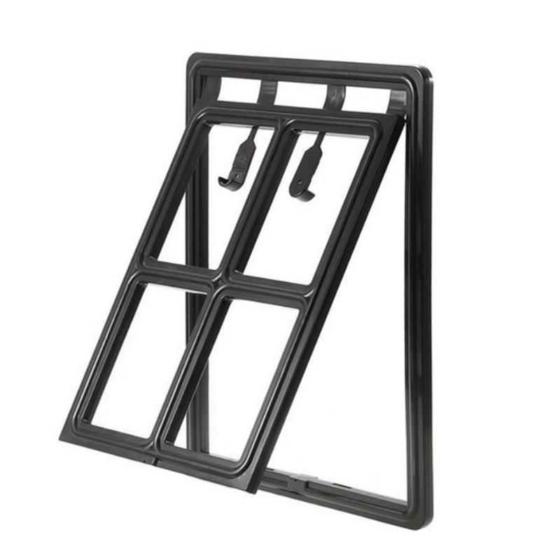 

Mosquito-Proof Pet Screen Door for Cats and Dogs - Small, Medium, Large Sizes for Easy Entry and Exit 29 x 24 x 1.5 CM чёрный